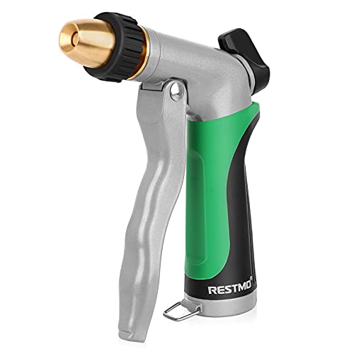 RESTMO High Pressure Hose Nozzle, Heavy Duty Metal Hose Nozzle ...