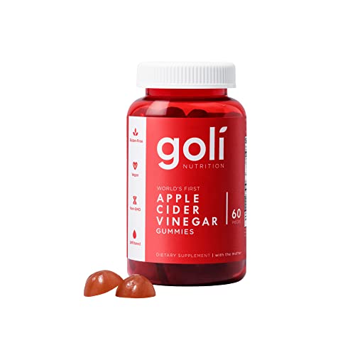 Goli® Apple Cider Vinegar Gummy Vitamins (1 Pack, 60 Count, ...