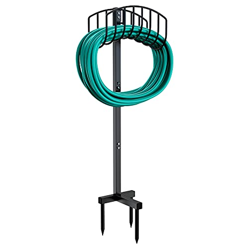 Garden Hose Holder - CreiYuan Water Hose Stand Freestanding Metal ...