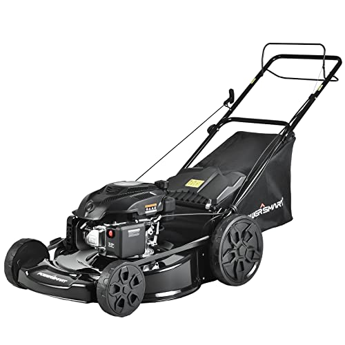 PowerSmart Self Propelled Gas Lawn Mower, 22-Inch 200cc Self-propelled Gas ...