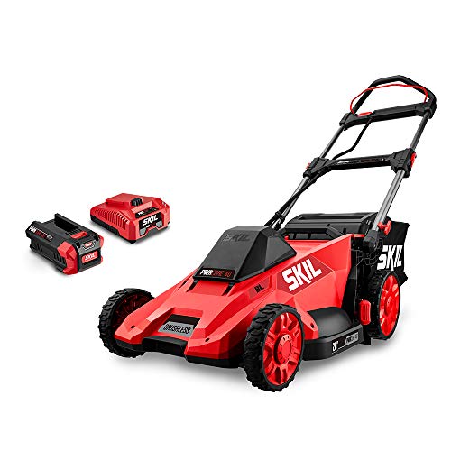 SKIL PM4910-10 PWR CORE 40 20-Inch 40V Brushless Push Mower ...