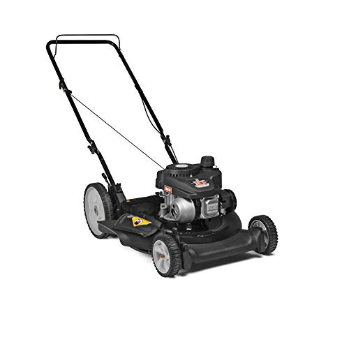Yard Machines 140cc OHV 21-Inch High Wheeled 2-in-1 Walk-Behind Push ...