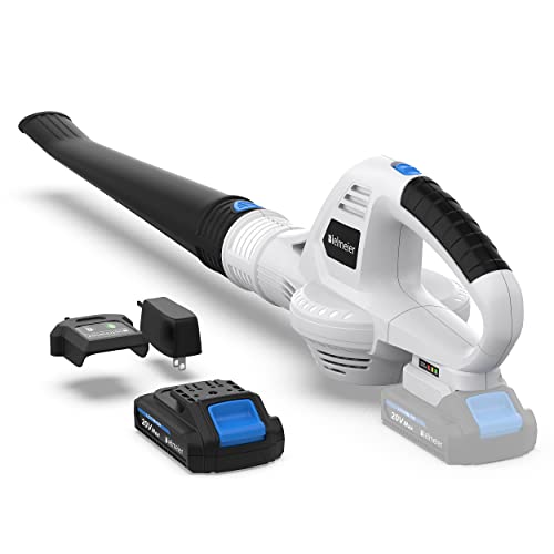 Bielmeier Blower Cordless 20V MAX Lithium Battery Powered Electric Leaf ...