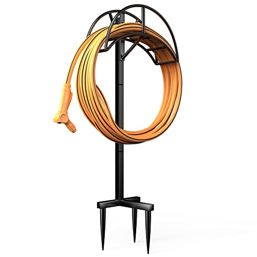Garden Hose Holder, ROSSNY Metal Hose Stand Detachable Water Hose ...