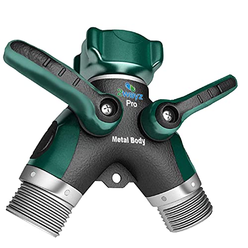 2WAYZ- Hose splitter, two way heavy duty, garden faucet, faucet ...