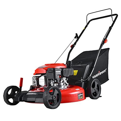 PowerSmart Push Lawn Mower Gas Powered with Bagger - 21 ...