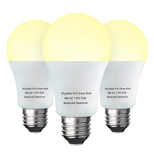3 Pack Grow Light Bulb Indoor Grow Light,A19 Full Spectrum ...