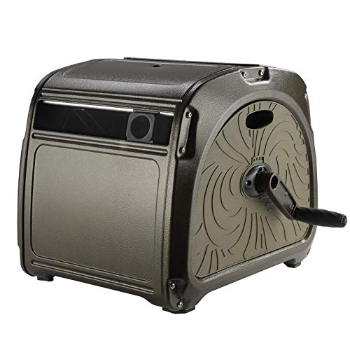 Giraffe Metal Hose Reel Box, Heavy Duty Garden Hose Storage ...