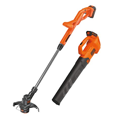 BLACK+DECKER 20V MAX Leaf Blower and String Trimmer Combo Kit ...