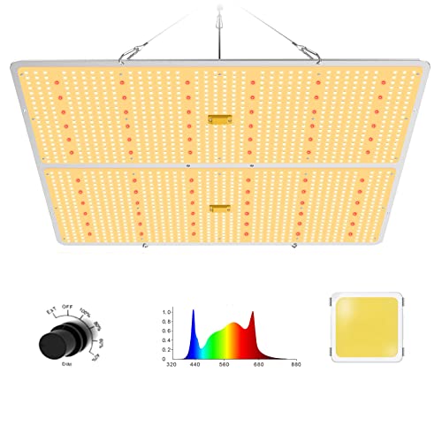 SAMPHON LED Grow Light 400W 5x5ft Coverage 1496 LEDs Daisy ...