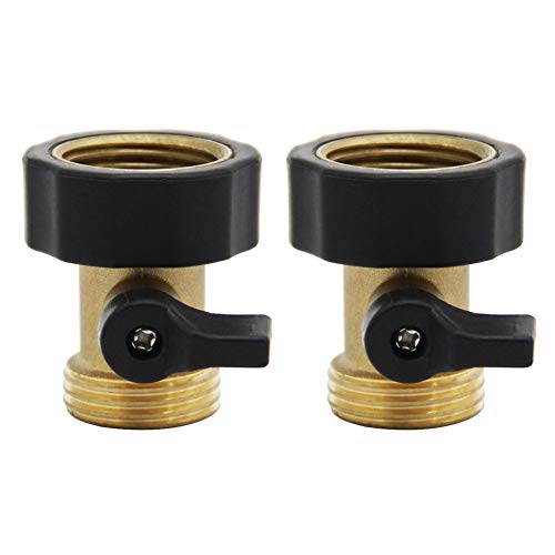 Twinkle Star Heavy Duty Brass Shut Off Valve Garden Hose ...
