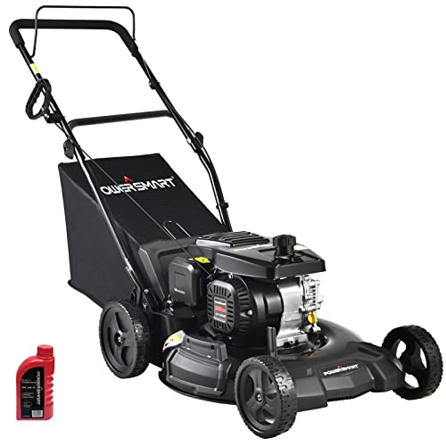 PowerSmart Push Lawn Mower Gas Powered - 21 Inch, 209CC ...
