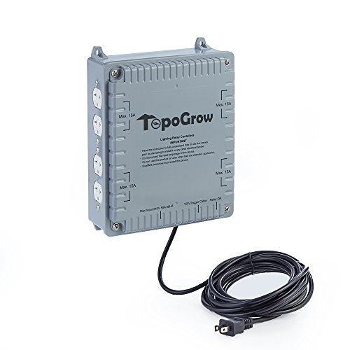 TopoGrow 8 Lighting Relay Ballast Maximum 8000W Grow Light Controller ...