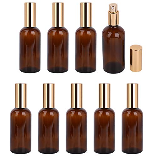 Foraineam 9 Pack 100ml / 3.4 oz. Amber Glass Spray ...