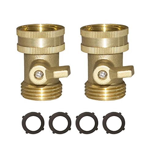 HQMPC Garden Hose Shut Off Valve 3/4