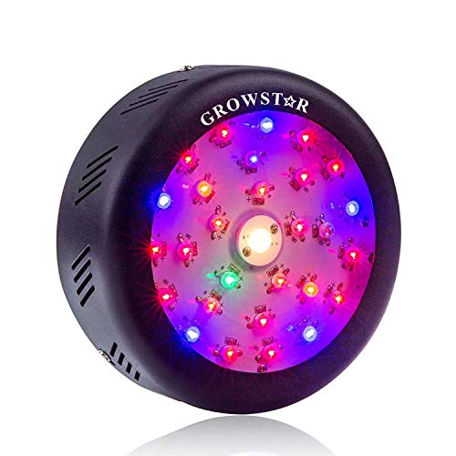 UFO Led Grow Light, Growstar 150W Full Spectrum Plant Light ...