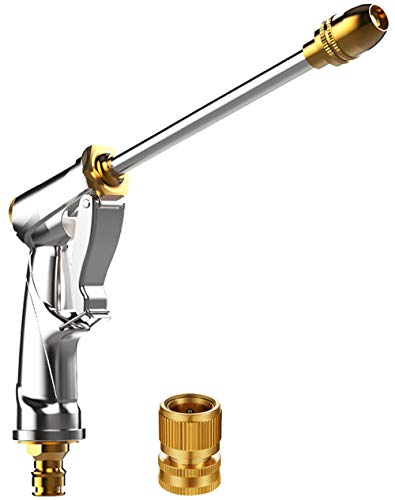 Garden Hose Nozzle Heavy Duty Brass Metal Sprayer Nozzle High ...