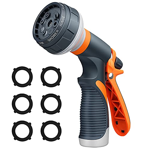 Garden Hose Nozzle, Water Hose Nozzle Spray, Heavy Duty Water ...