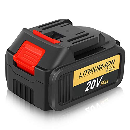 20V Max Lithium-ion Rechargeable Battery, 4.0Ah Long Life Battery for ...