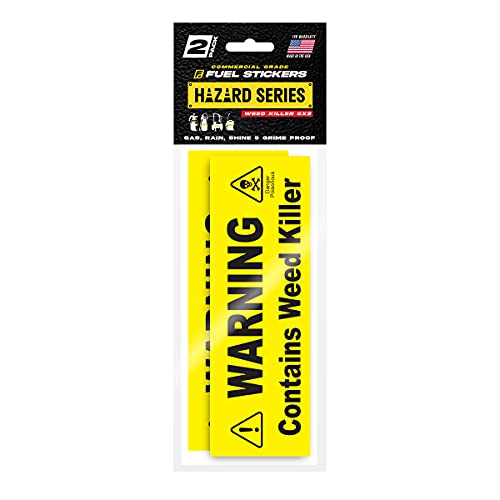 Weed Killer Warning Sticker - for Pressure Pump and Garden ...