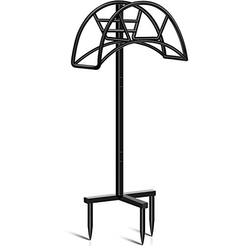 TomCare Garden Hose Holder Detachable Metal Water Hose Holder Hose ...