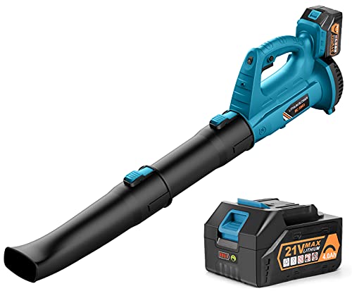 Cordless Leaf Blower - BHY 320 CFM 150 MPH Battery ...
