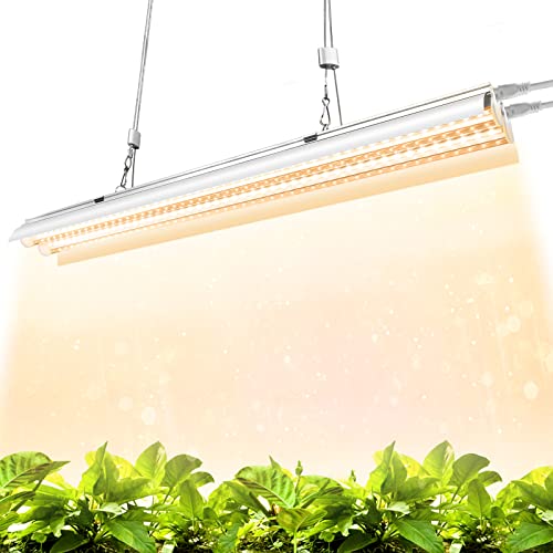 Monios-L T5 LED Grow Light, 2FT Full Spectrum Sunlight Replacement, ...