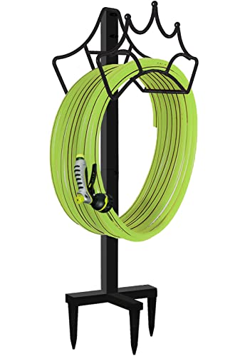 Garbuildman Freestanding Garden Hose Stand Holder - Metal Water Pipe ...