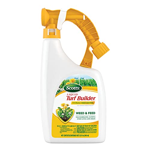 Scotts Liquid Turf Builder with Plus 2 Weed Control Fertilizer, ...