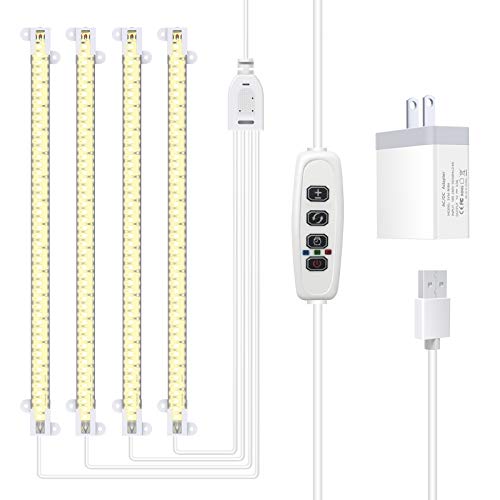 LED Grow Light Strips, PGYARD Full Spectrum Grow Lights for ...
