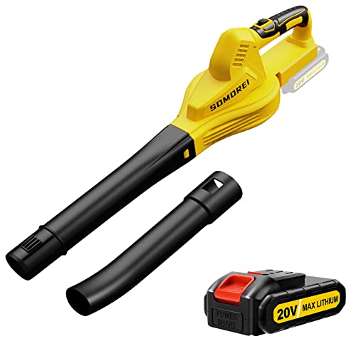 Cordless Leaf Blower Battery Operated: 20V Electric Mini Handheld Leaf ...
