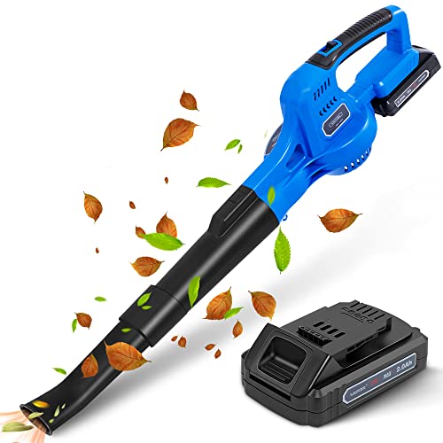 WISETOOL 20V Cordless Leaf Blower with Battery and Charger, Leaf ...
