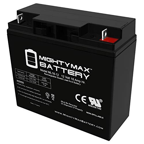 ML18-12 12V 18 AH SLA Battery - Mighty Max Battery ...