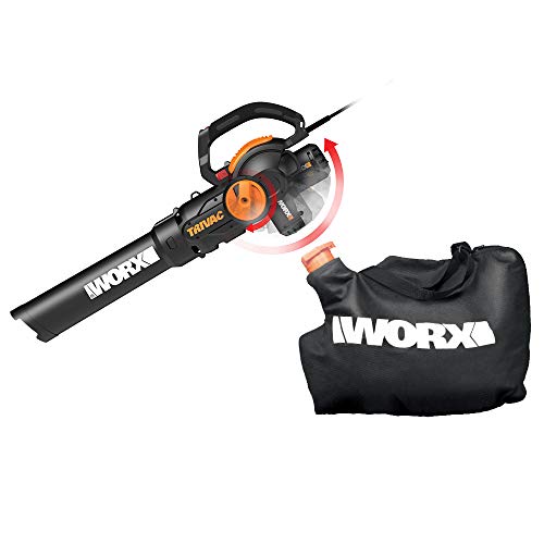 WORX 12 Amp TRIVAC 3-in-1 Electric Leaf Blower/Mulcher/Yard Vacuum - ...