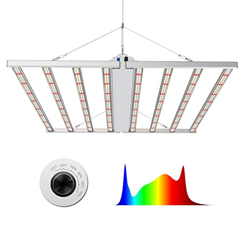 MEDIC GROW Fold-8 720W Full Spectrum LED Grow Lights for ...