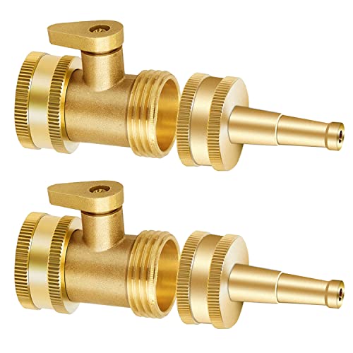 Jet Nozzle Water Hose High Pressure with Garden Hose Shutoff ...