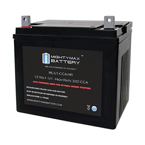 ML-U1-CCAHR 12V U1 320CCA Battery with NB Terminal