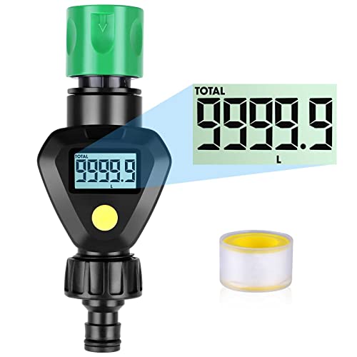 irribiz Water Flow Meter RV Hose Meter Flowmeter with Quick ...