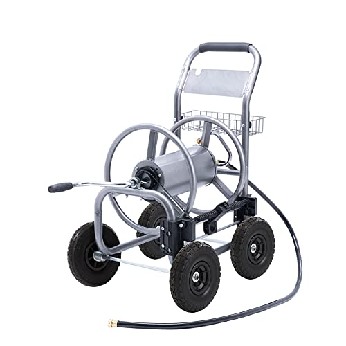 Giraffe Tools Industrial Hose Reel Cart, Heavy Duty Hose Reel ...