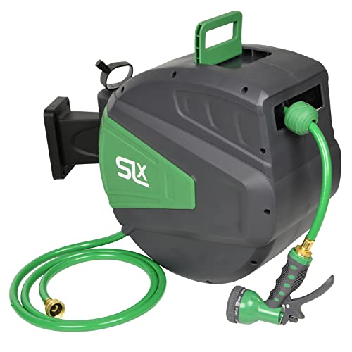 Retractable Garden Hose Reel 100ft x 1/2