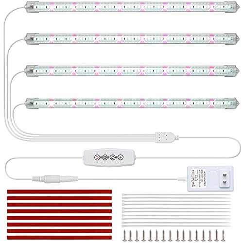 White Grow Light Strips for Indoor Plants, Moya Std 16in ...