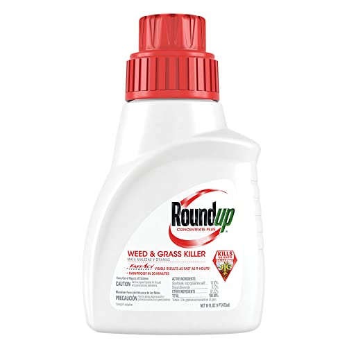 Roundup Concentrate Plus Weed and Grass Killer - Includes Easy ...