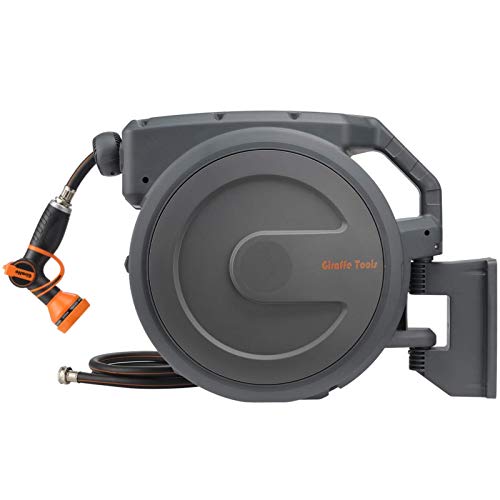 Giraffe Tools Retractable Garden Hose Reel 100ft x 1/2