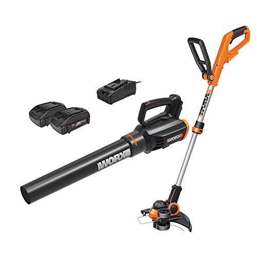 WORX Cordless String Trimmer and Blower WG929.1 Combo, 20V 2 ...