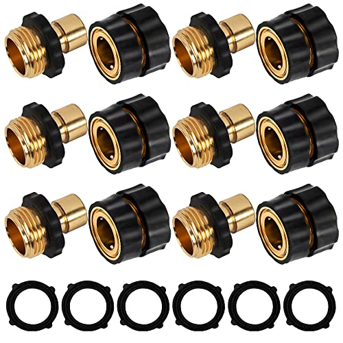 Xiny Tool 3/4 Inch Garden Hose Quick Connect, Quick Connect ...