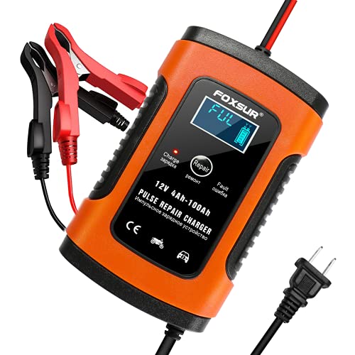 YONHAN Car Battery Charger Maintainer 5 Amp 6V/12V Battery Chargers ...