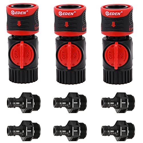 Eden 93218 Premium Garden Connect with Shutoff Valve and Water ...