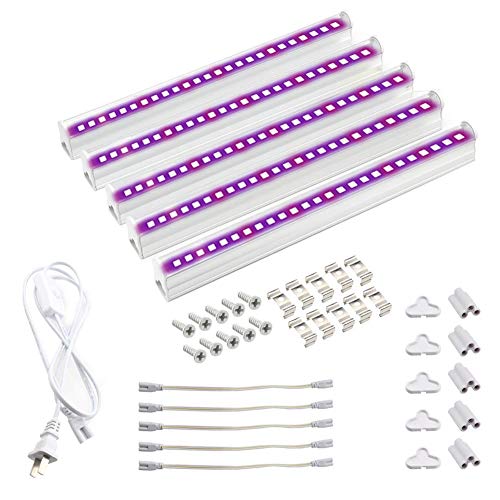Otryad T5 Led Grow Lights Strips, 5Pcs Full Spectrum Grow ...