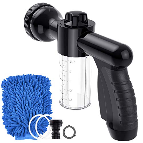 Foam Sprayer, TOBITAI Garden Hose Nozzle High Pressure 8 Spray ...