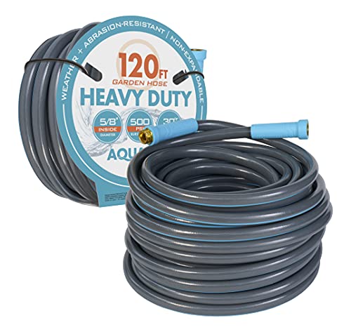 Aqua Joe AJHD120-58 Heavy Duty 120-Foot by 5/8-Inch Inner Diameter ...